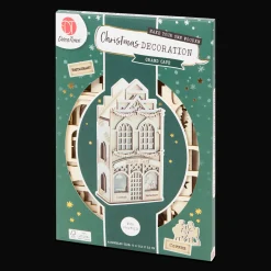 Action Basteln<DécoTime Winterhäuschen zum Selberbauen