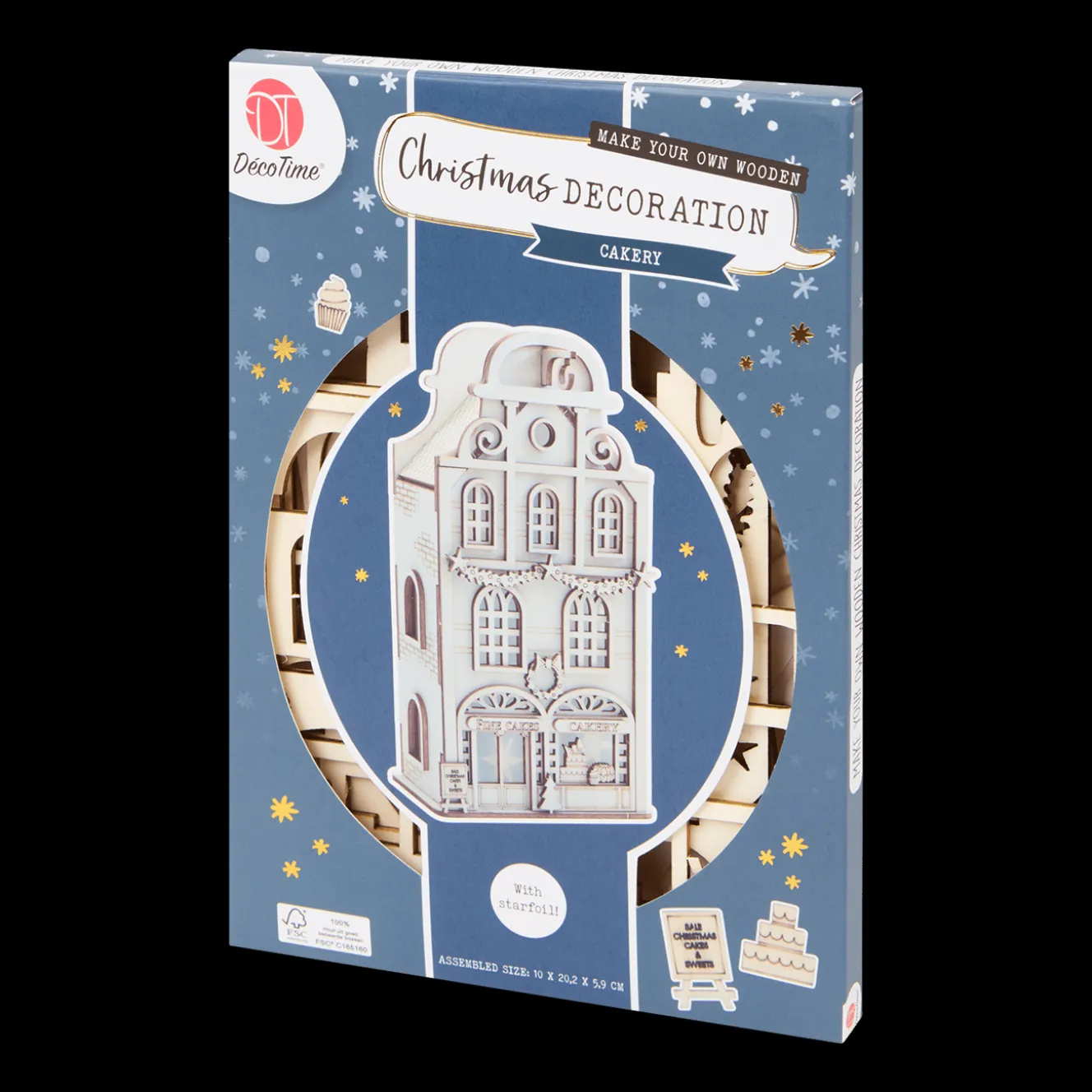 Action Basteln<DécoTime Winterhäuschen zum Selberbauen