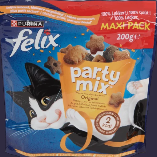 Felix Katzen|Futtermittel<Party Mix Katzensnacks Original