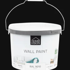 Action Farbe<Home Vision Matte Wandfarbe RAL 9010