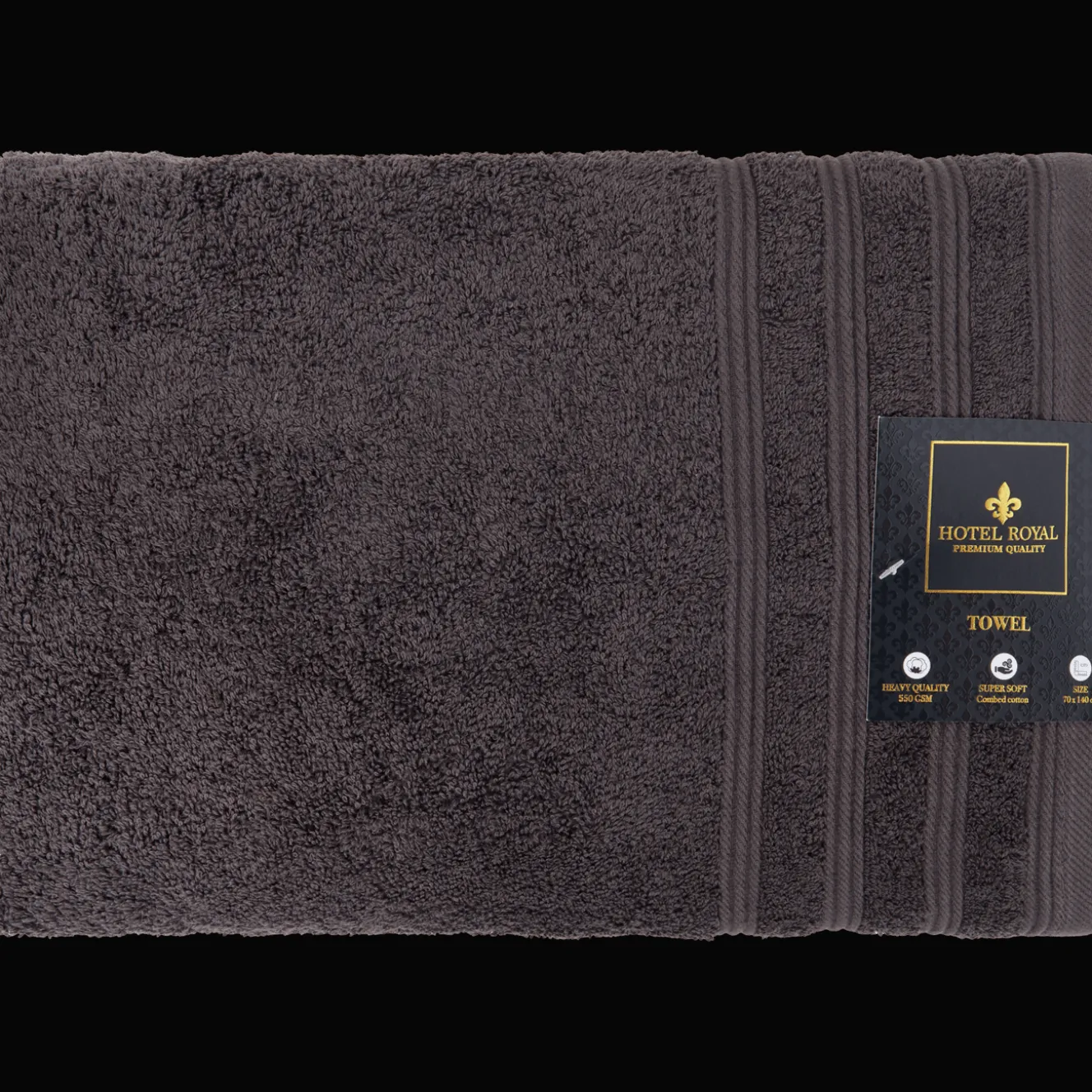 Hotel Royal Badtextilien<Badetuch Anthrazit