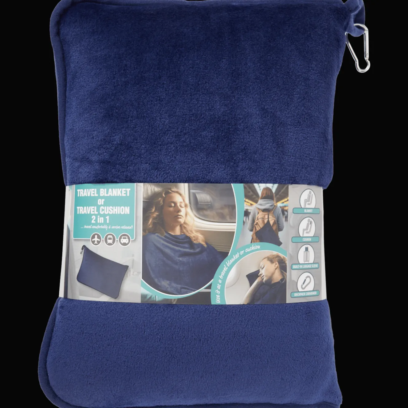 Action Campingartikel<2-in-1 Reisedecke & Reisekissen
