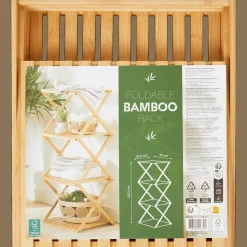 Action Wohnaccessoires<Klappregal aus Bambus