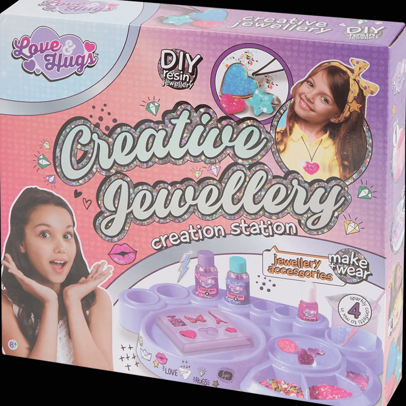 Action Basteln<Love&Hugs Schmuckset zum Basteln
