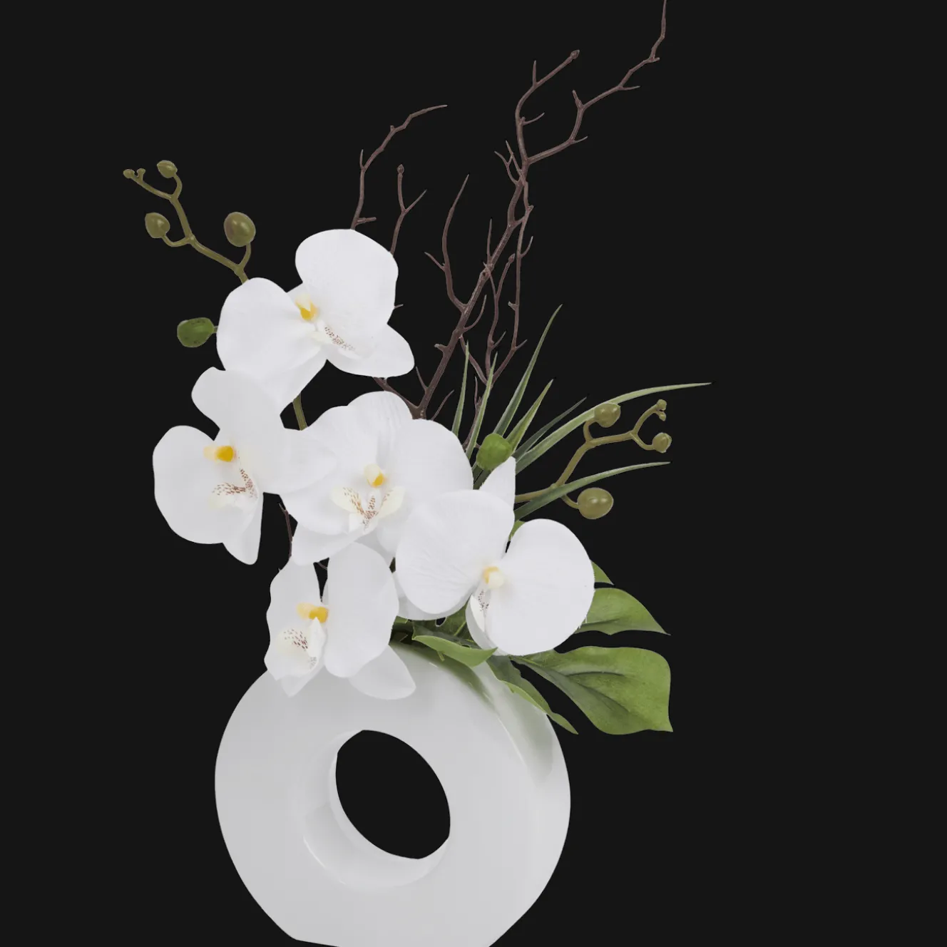 Action Kunstpflanzen & -Blumen<Orchidee in Vase