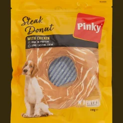 Action Futtermittel<Pinky Hundesnack Steak Donut