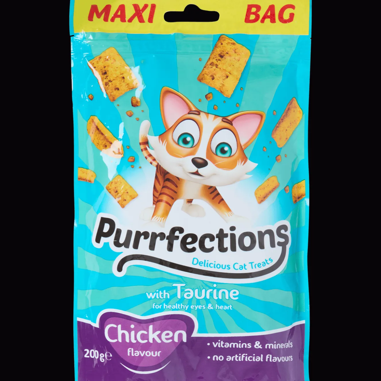 Action Futtermittel<Purrfections Katzensnacks