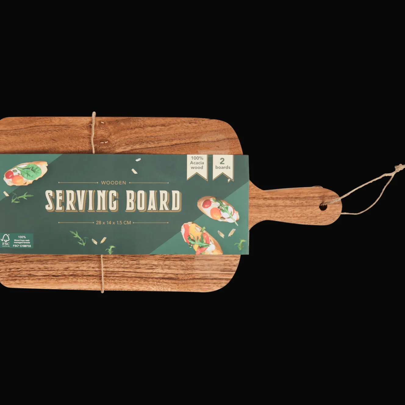 Action Tabletts<Servierbretter aus Holz