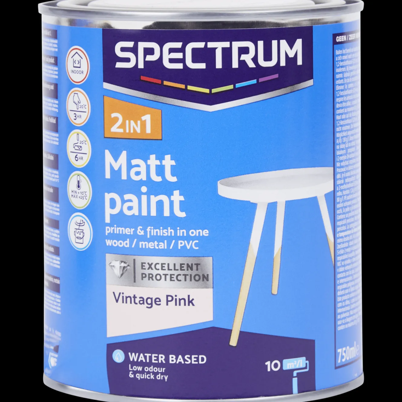 Spectrum Farbe<2-in-1 Acryllack Matt Vintage Pink