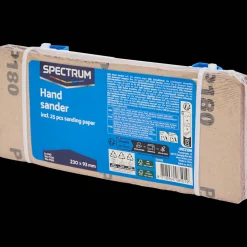 Spectrum Werkzeug<Schleifblock mit Schleifpapier