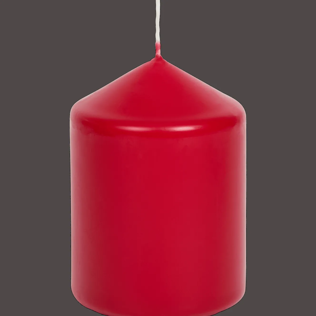 Action Kerzen<Stumpenkerze Rot
