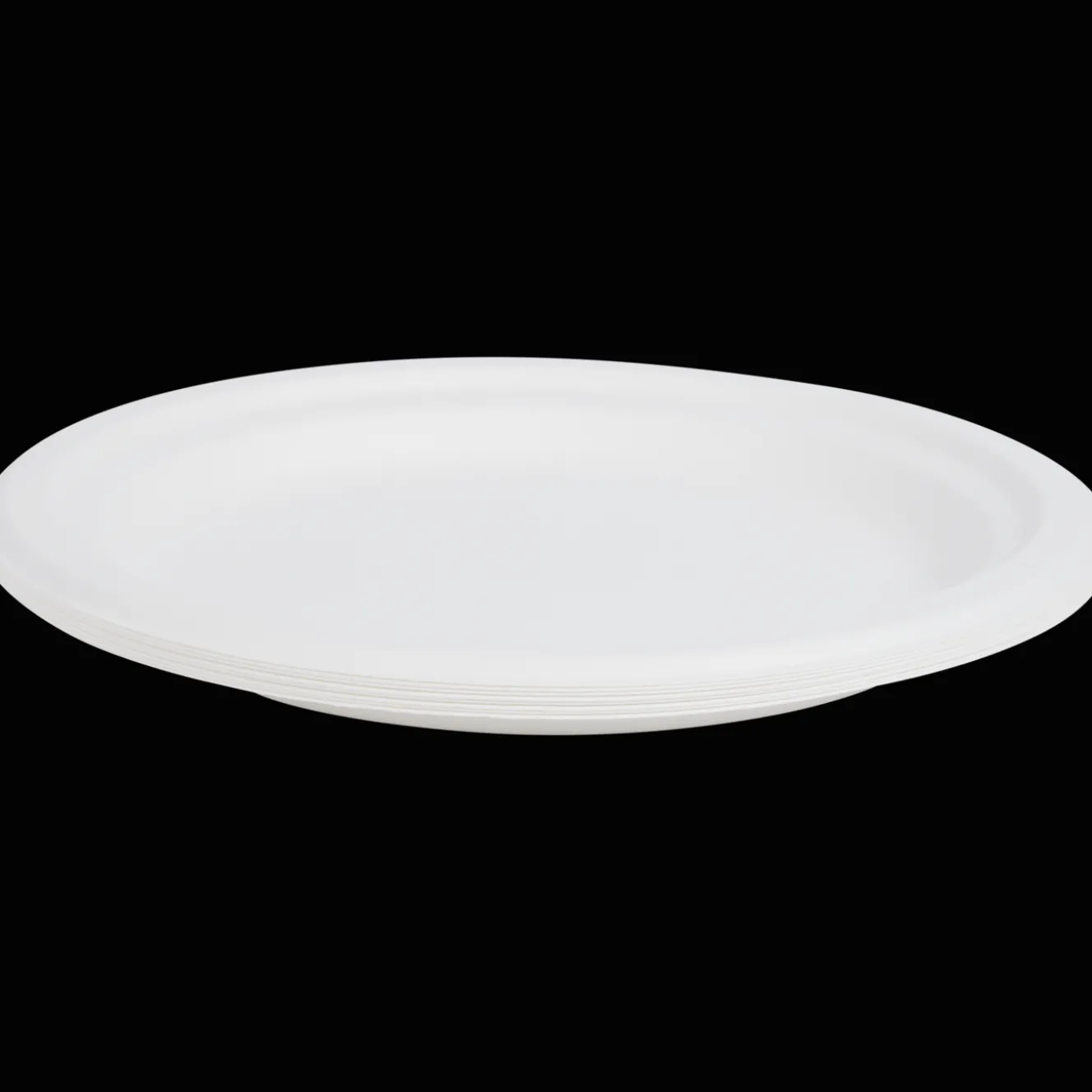 Action Partyartikel<Teller aus Bagasse
