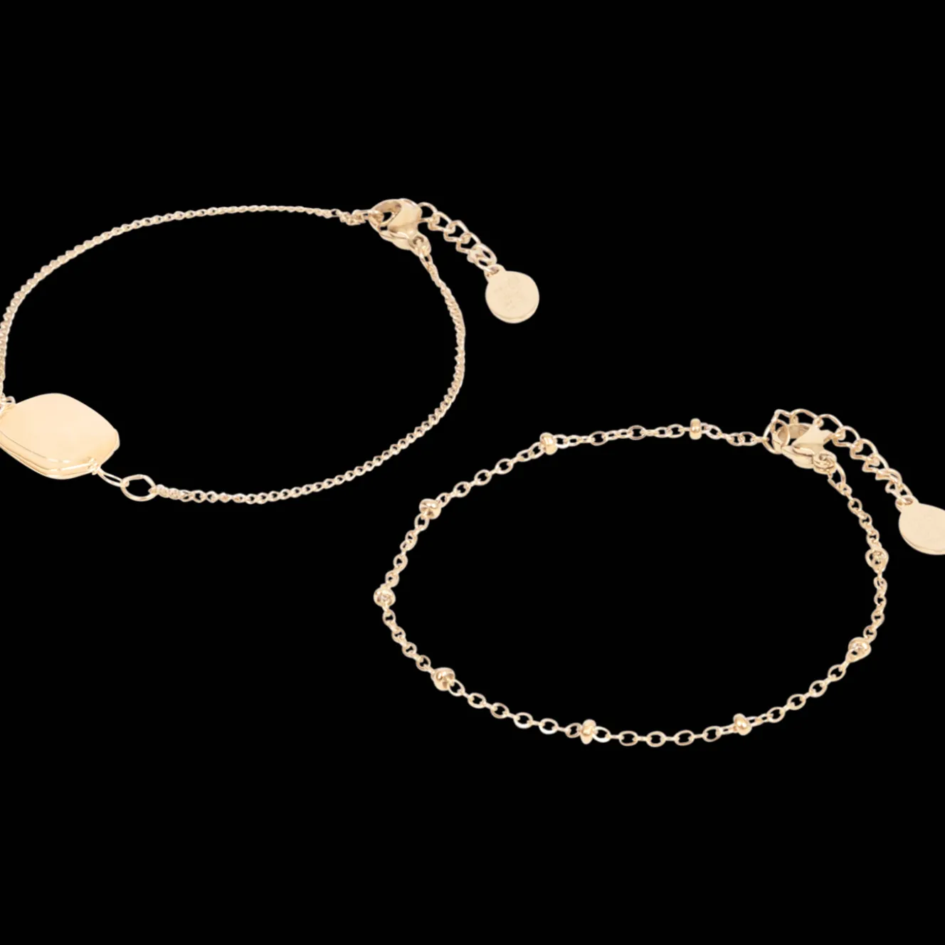 Action Uhren & Schmuck<Vergoldete Armbänder mit Edelstein