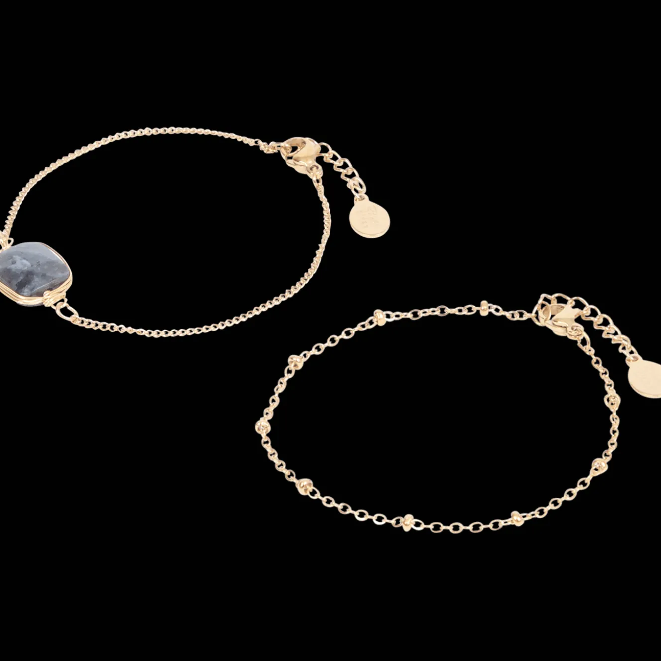 Action Uhren & Schmuck<Vergoldete Armbänder mit Edelstein
