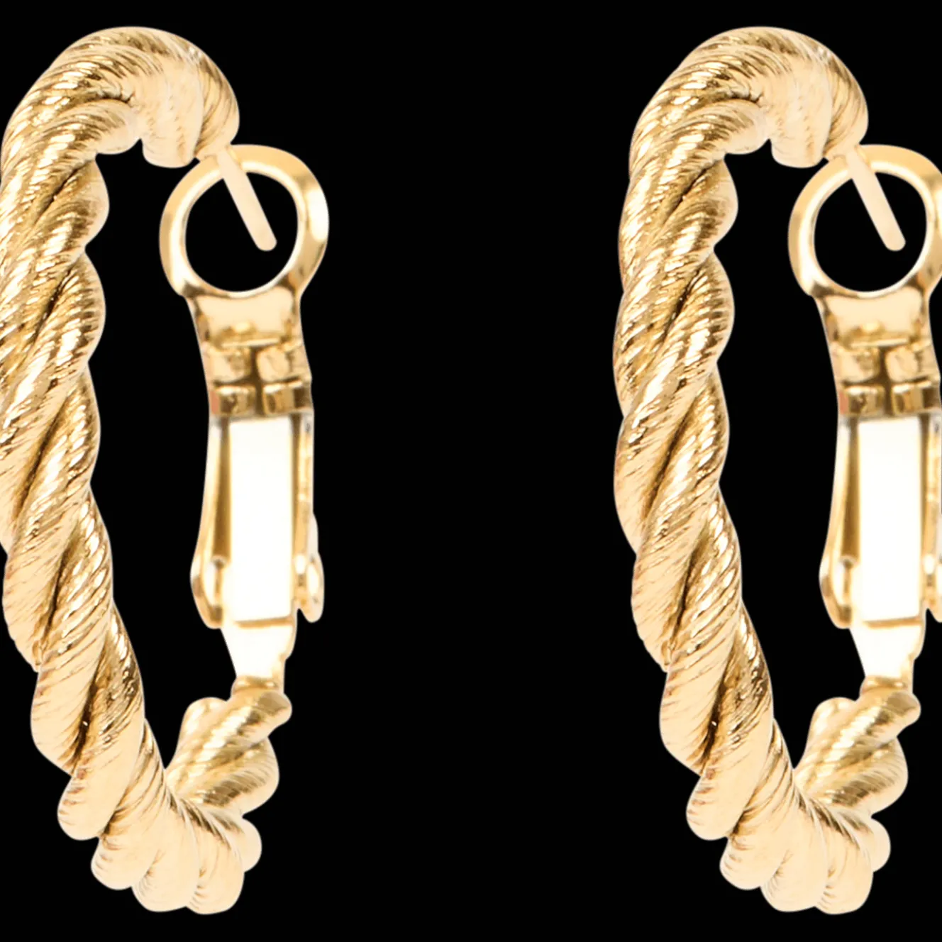 Action Uhren & Schmuck<Vergoldete Ohrringe
