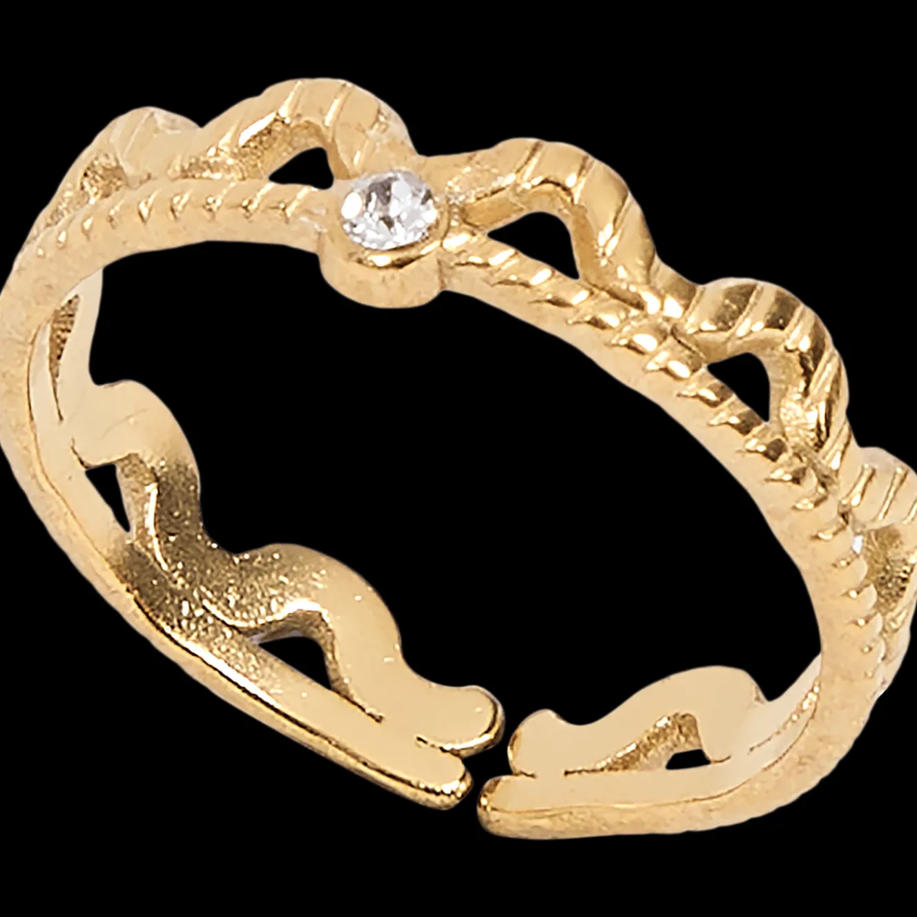 Action Uhren & Schmuck<Vergoldeter Ring