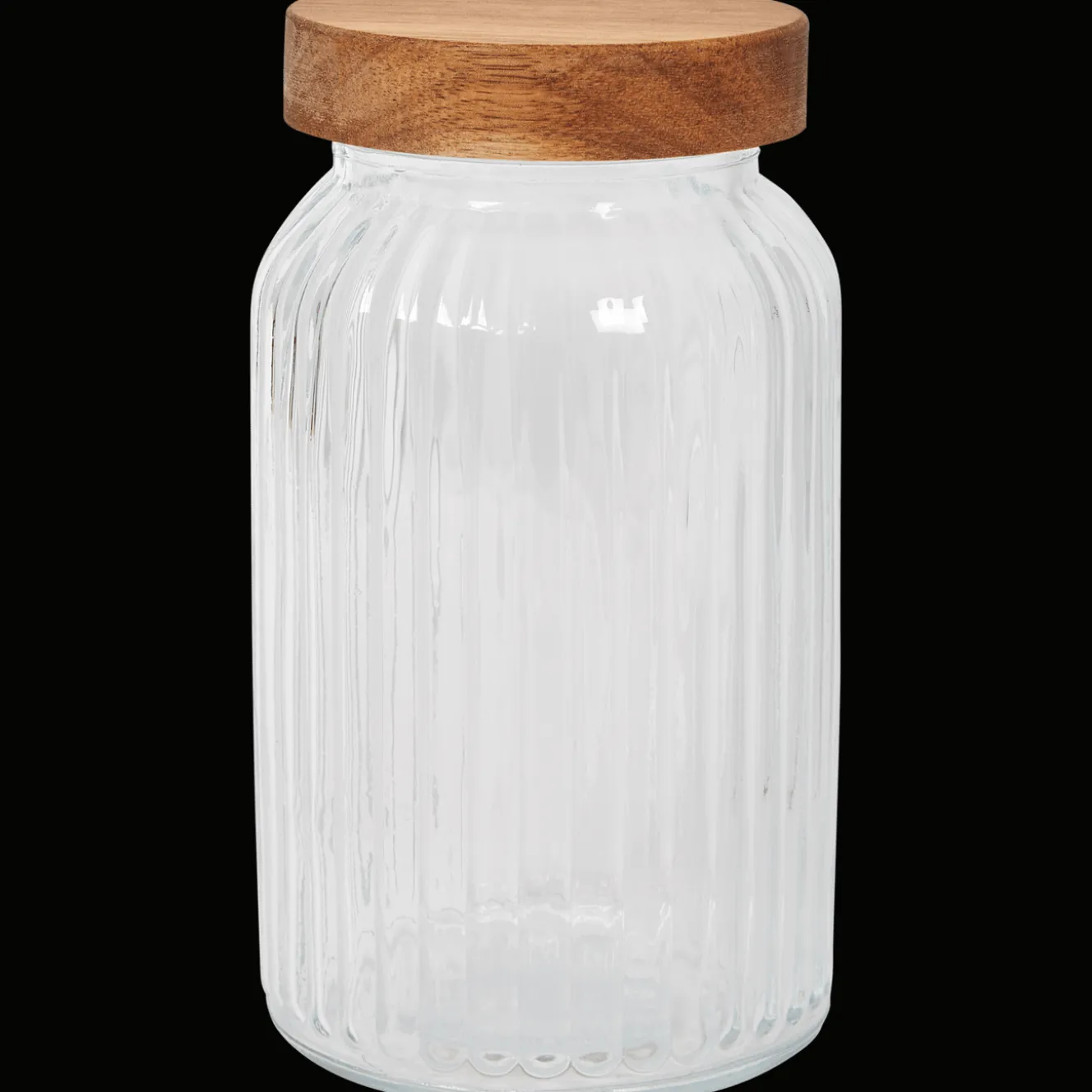 Action Aufbewahren & Mitnehmen<Vorratsglas mit Holzdeckel