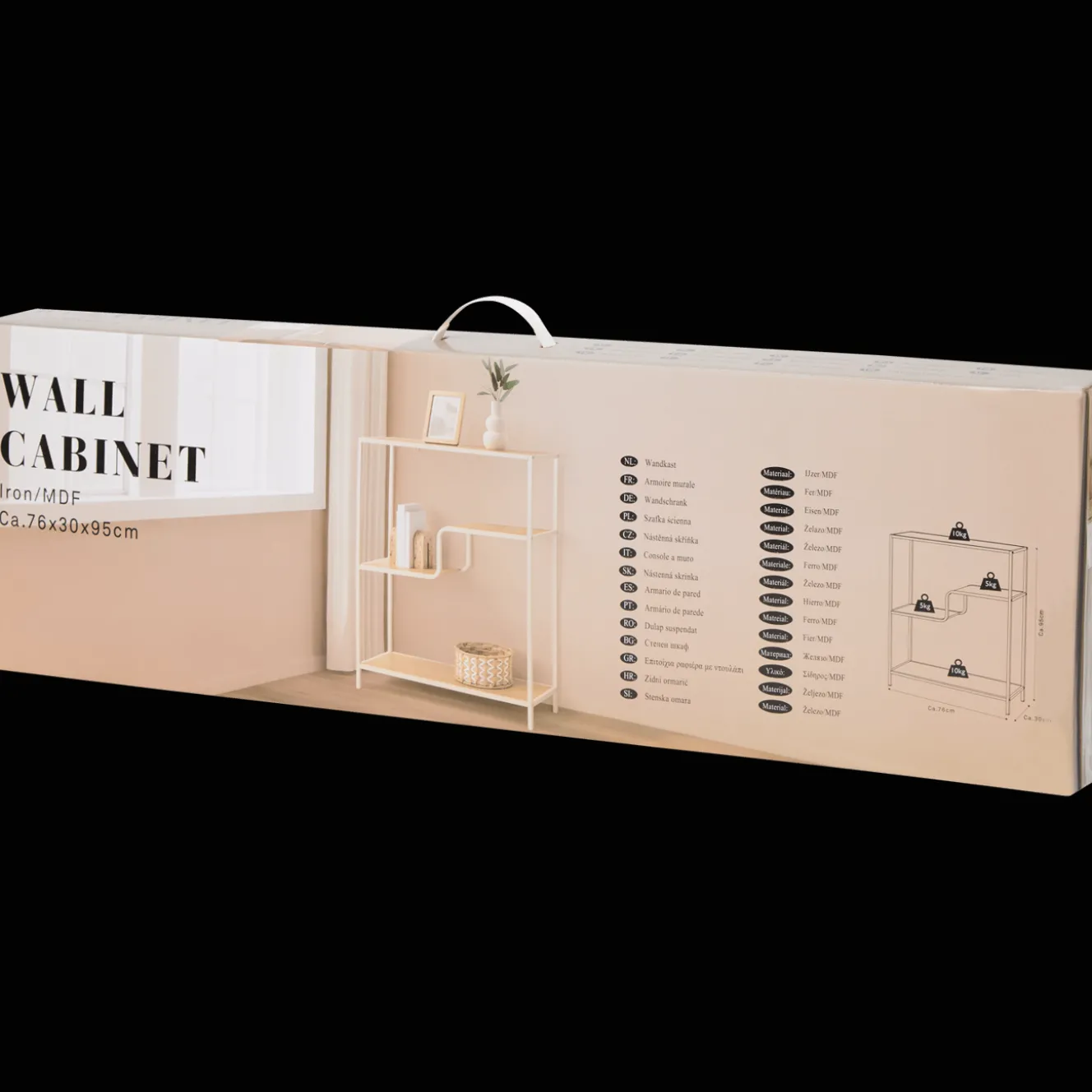Action Wohnaccessoires<Wandschrank aus Metall