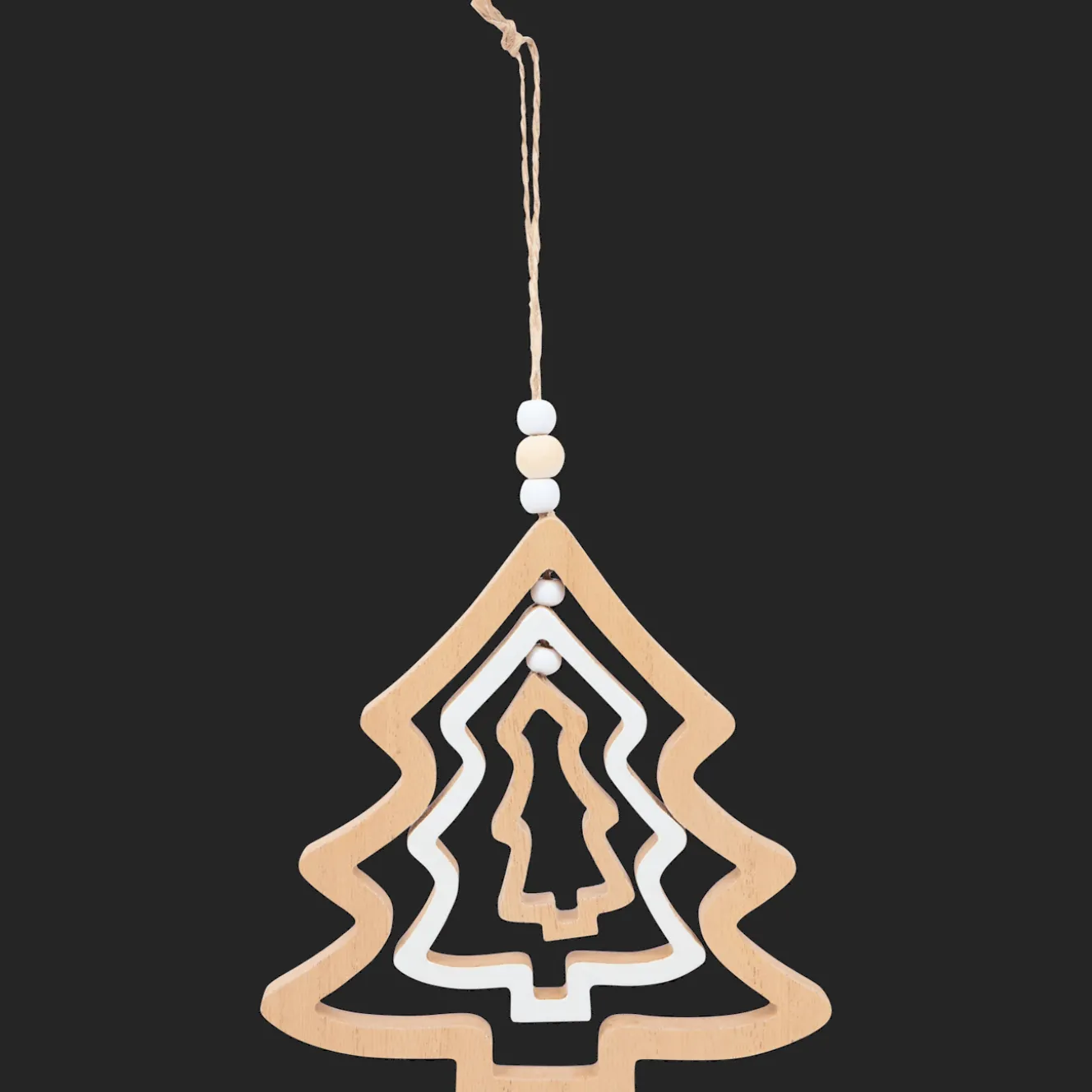 Action Saisondekoration<Weihnachtsanhänger aus Holz