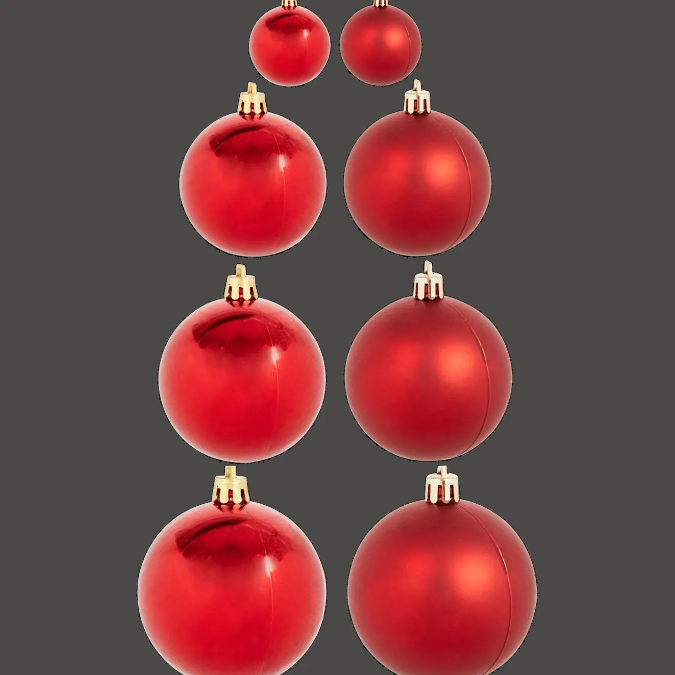 Action Saisondekoration<Weihnachtskugeln aus Kunststoff